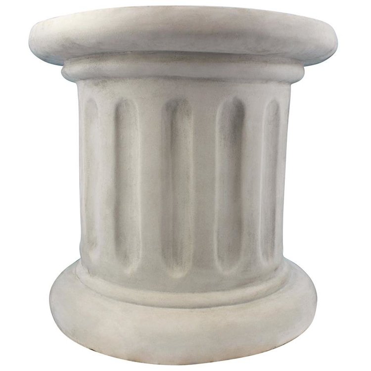 楽天市場】古代ローマ ドーリア式 幅広の溝付き円柱彫刻台座:ワイド