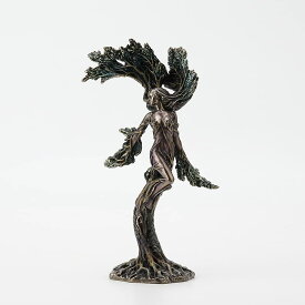 高さ 約25cm ネイチャー・スピリット・ダンサー・フォレスト・ニンフ 踊る、木の妖精彫像 彫刻(輸入品