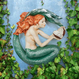 神秘のメイ、海の精霊 人魚の壁彫刻 装飾彫刻 浴室 スパ サウナ プール プレゼント贈り物(輸入品