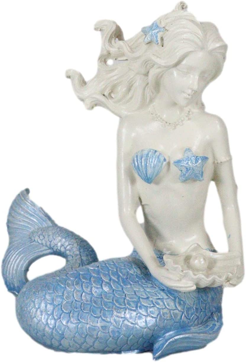 楽天市場】美しいオーシャンの女神マヤ 真珠の貝殻を持った、青い