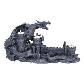 セール！即納！怒りのドラゴン彫像 キャンドルホルダー彫刻 アート装飾置物 コレクション 贈り物(輸入品