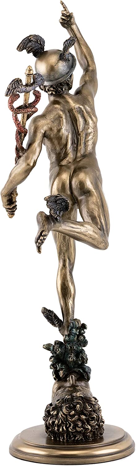 楽天市場】天翔けるマーキュリー（ギリシャ ヘルメス神）彫刻彫像