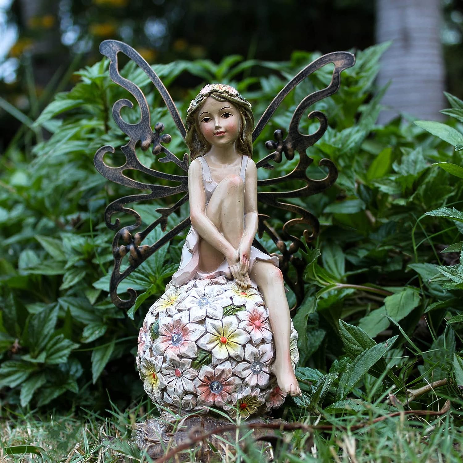 楽天市場】フラワーフェアリー 花の妖精 ガーデンデコレーション 屋外