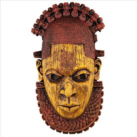 イヨバ女王のアフリカ・マスク仮面壁彫刻 16 世紀アフリカ博物館の彫像 エスニック アート工芸 贈り物 輸入品