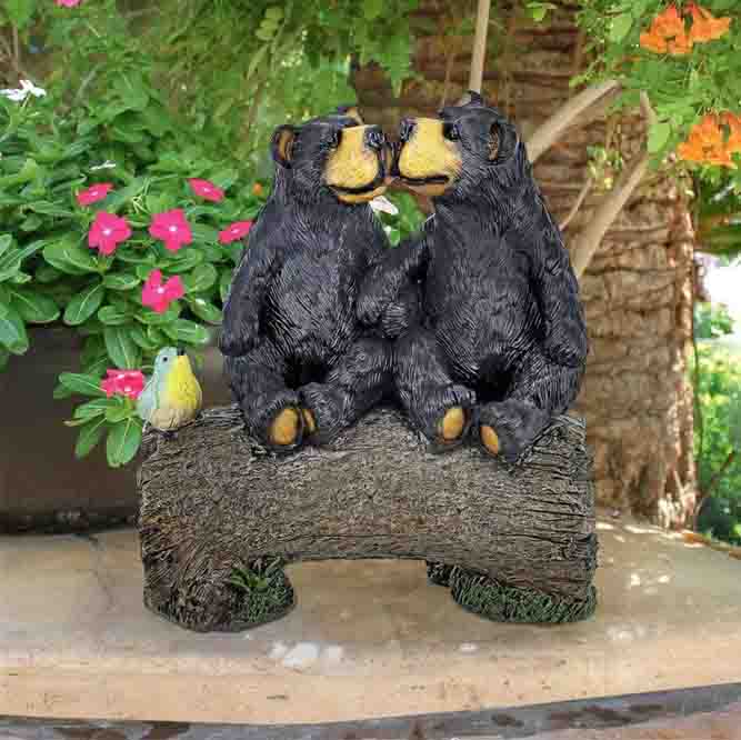 楽天市場】ベスト・ベア・バディーズ クマの相棒仲間 ガーデン置物彫像