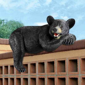 愛らしい怠け者 クロクマ黒熊のラモント彫像 庭園彫刻フギュア ガーデン 園芸 ギフト プレゼント 贈り物 輸入品