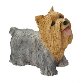 ヨークシャーテリアの子犬の彫像 アート工芸彫刻 インテリア装飾 ペットショップ カフェ ギフト贈り物 輸入品