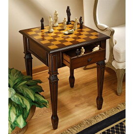 ウォルポール マナー ゲーミング チェス テーブル彫刻彫像 装飾テーブル アート工芸 カフェ ギフト 贈り物 輸入品