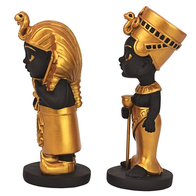 楽天市場】古代エジプト王国の小さな支配者彫像 2体セット アート工芸