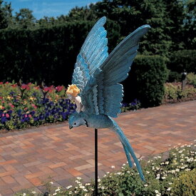 おやゆび姫のガーデン彫刻：杭バージョン アンデルセン人気物語からインスピレーション フェアリー彫像贈り物 輸入品