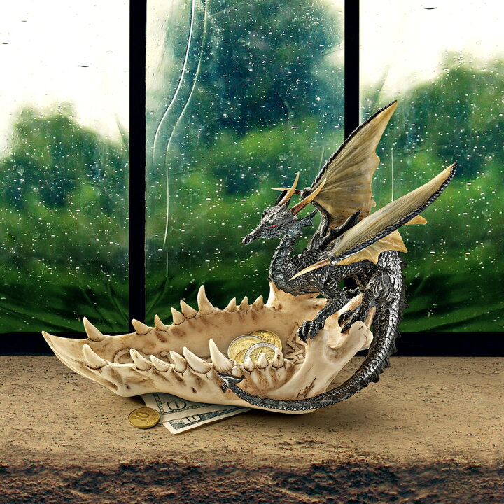 楽天市場】ドラゴンの骨の小物入れ/ ドラゴンの顎（アゴ）トレイ 