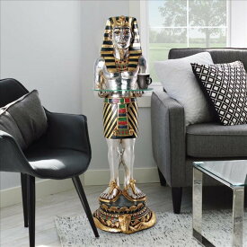 古代エジプトのファラオの忠実な召使いの像像 ロイヤル彫刻 ホーム バー カフェ パブ プレゼント贈り物 輸入品