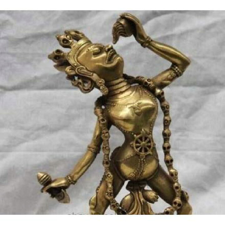 楽天市場】チベット仏教 真鍮製 金剛瑜伽女 荼枳尼天 仏像 ダキニ 