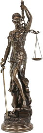 古代ギリシャ目隠しされた正義の女神 テミス彫像 装飾置物 弁護士 司法書士 判事 最高裁判所 オブジェ贈り物輸入品