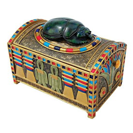 古代エジプト 王国ファラオのスカラベの宝箱 アート工芸彫刻 化粧室 リビング 書斎 プレゼント輸入品