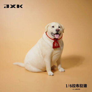 1/6サイズ 太っちょの白ラブ ホワイト ラブラドール レトリーバー犬リアルフィギュア 犬動物彫像置物 イヌ好き輸入品JXK-139B
