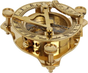 [I3C` TfERpX(j) - \bhEuXET_C/ Sundial Compass - Solid Brass Sun DialiAij