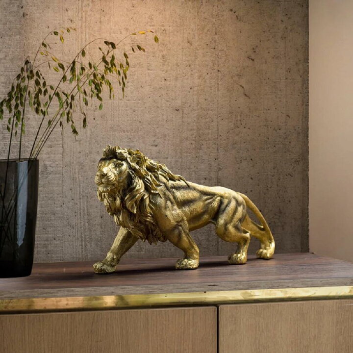 楽天市場】百獣の王ライオンキングレジン製装飾置物家庭オフィスの彫像 