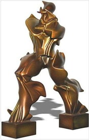 ウンベルト・ボッチョーニ作品『空間における連続性の唯一の形態』芸術美術 彫像 彫刻 未来派 現代アート 抽象作品//Futuristic Man(輸入品