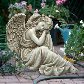 安らぎの天使像 エンジェル彫像 ハーモニー彫刻 アーティスト/セリーナ・フェネク作/ カトリック教会 ガーデン 庭園 お庭 ピロティ（輸入品