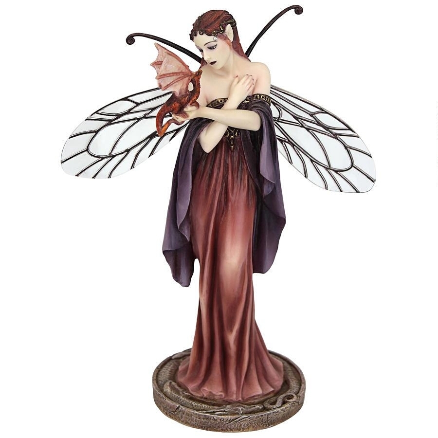 楽天市場】翼のある妖精の像彫刻 彫像 アーティスト/セリーナ