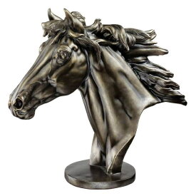 マジェスティック スタリオン 馬の胸像、多色 彫刻 彫像/ サラブレッドJRA 日本競馬協会 競馬場 牧場 乗馬クラブ プレゼント贈り物（輸入品
