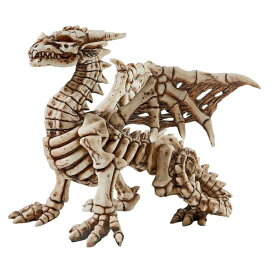 ゾンビ ドラゴン (骸骨)スケルトン彫刻 彫像/ ゲームオブスローンズ ファンタジー 魔法使い RPG プレゼント 贈り物 記念品（輸入品）