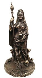 クロスロードのギリシャ女神 ヘカテ 彫刻 アテネの守護神、魔術師（ブロンズ風彫像）/ 死の女神、女魔術師の保護者、霊の先導者（輸入品）