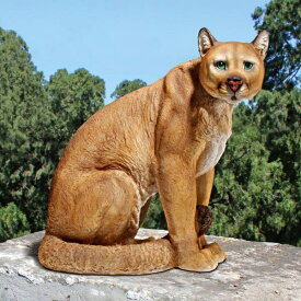 アメリカ山猫（クーガー）ピューマ 彫像 インテリア彫刻/北アメリカ 絶滅危惧種 貴賓室 エコカフェ 貴賓室 プレゼント 贈り物（輸入品