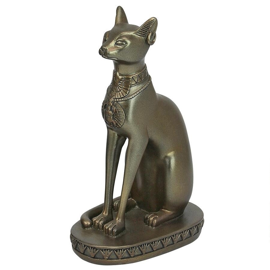 【楽天市場】古代エジプトの猫神 バステト彫刻 彫像/月と豊穣を司る 