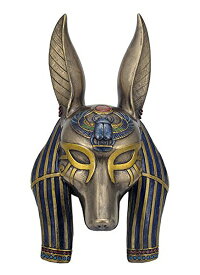 古代エジプト アヌビス神 マスク(胸像) 壁画彫刻 彫像/聖地の主人 ピラミッド スフィンクス ナイル川 ファラオ プレゼント贈り物（輸入品
