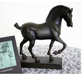 西洋彫刻 レオナルド・ダビンチの馬の彫像/ ルネサンス 万能の天才 モナリザ 最後の晩餐 スフォルツァ騎馬像 プレゼント 贈り物（輸入品