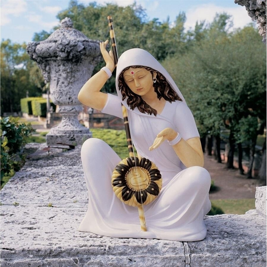 聖ミーラー バーイー ミラ バイ 彫刻 安らかな いつでも送料無料 彫像 インド詩人聖人 ガーデニング 庭園 都内で 広場 作庭 輸入品 芝生 プレゼント贈り物