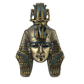 古代エジプト ツタンカーメン王のマスク ウォール壁彫刻 彫刻 彫像/ エスニックカフェ パブ レストラン エジプト料理 ピラミッド（輸入品