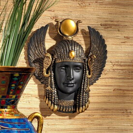 女神イシス 古代エジプト王国の保護者 壁彫刻 彫像/ 豊穣の女神 ヘリオポリス九柱神 ピラミッド 神殿 王宮 ナイル川 プレゼント(輸入品)