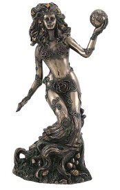 ブロンズ風仕上げ 大地の女神 ガイア 彫像/ 地母神 大地の象徴 母なる女神 デルポイの神託 混沌 ゼウス ポセイドン プレゼント（輸入品