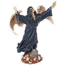 死の天使 グリム・リーパー（死神）の暗黒道 彫像 彫刻/ 死者の日 サンタ・ムエルテ ホラー ファンタジー プレゼント 贈り物（輸入品