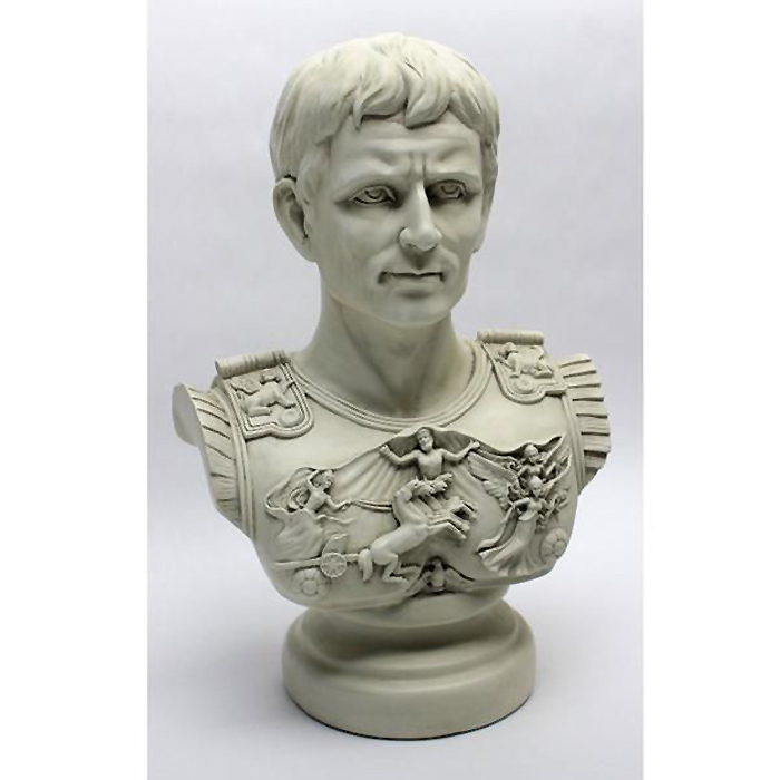 プリマポルタのシーザーアウグストゥス 大理石風 彫像/ Caesar Augustus of Prima Porta Bonded Ma 並行輸入 