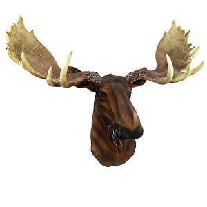 �k�đ嗤�̃w���W�J (���[�X) ���� �Ǌ|������ ���� / North American Moose Head Bust Wall Hanging �i�A���i