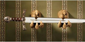 中世ゴシックドラゴンの鉤爪 剣/銃ハンガーセット 彫刻 彫像 高さ約15cm/ ゲームオブスローンズ 魔術師 ヨーロッパ 騎士道 十字軍 ダンジョン＆ドラゴン（輸入品