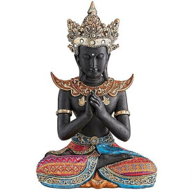 タイのスコタイ（スコータイ）王朝 仏像 彫刻 彫像 書斎 リビング エスニックカフェ プレゼント/ Design Toscano Thai Sukhothai Buddha Asian Statue（輸入品）