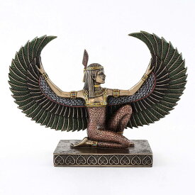 古代エジプト 有翼のマアト神 彫像 彫刻/ ナイル川 ピラミッド ファラオ 神殿 贈り物（輸入品）