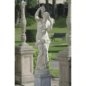 ギリシア神話 昼(日光)の女神ヘーメラー（ヘメラ）彫像 ガーデン彫刻 装飾インテリア 庭園オーナメント プレゼント 贈り物(輸入品)