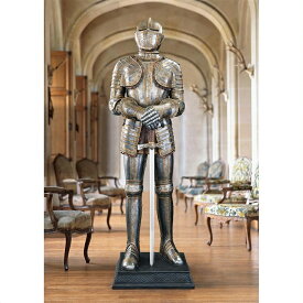 長剣を持つ中世騎士 西洋甲冑鎧彫刻 彫像レプリカ/社長室 貴賓室 VIPルーム プレイルーム 贈り物(輸入品)