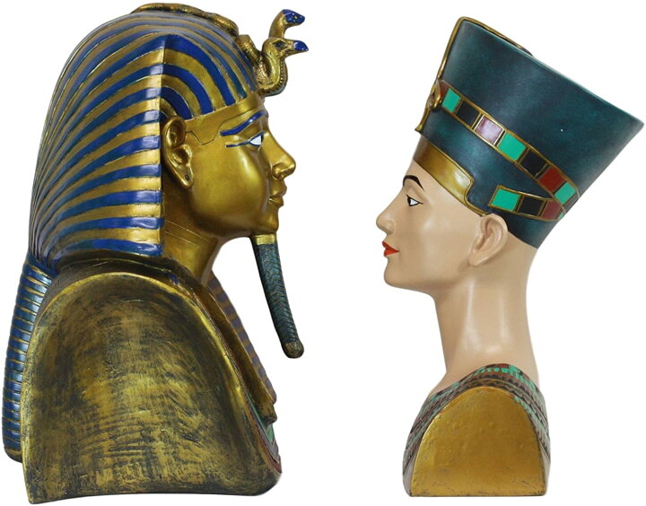 楽天市場】大型 古代エジプトのファラオ ツタンカーメンと女王 