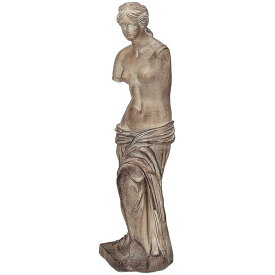 ミロのヴィーナス 女神像 西洋彫刻 ベージュストーン風彫像 ギフトコレクション ホームインテリア 装飾オブジェ お祝い 贈り物（輸入品