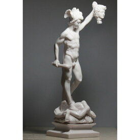 メデューサの首を持ったペルセウス 大理石風彫像 彫刻/ 古代ギリシャ神 オリンポス アンドロメダー プレゼント(輸入品)