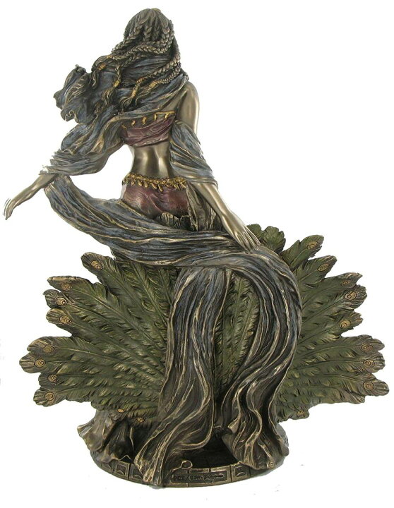 楽天市場 ピーコック 孔雀 と女神 ヘラ ヘーラー ギリシャ神話 彫像 最高位の女神 神々の女王 結婚 母性貞節を司る ゼウス 贈り物 輸入品 浪漫堂ショップ