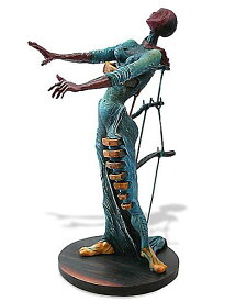 シュールレアリズム アート サルバドール・ダリ作　（引き出しを持つ）燃えるキリン 彫像（輸入品）