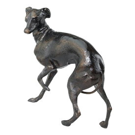 忠実な、ホイッペット 犬 リアルな鋳鉄鋳造風 彫刻 彫像/ 新店舗インテリア オーナメント ペットホテル 記念品 プレゼント贈り物(輸入品